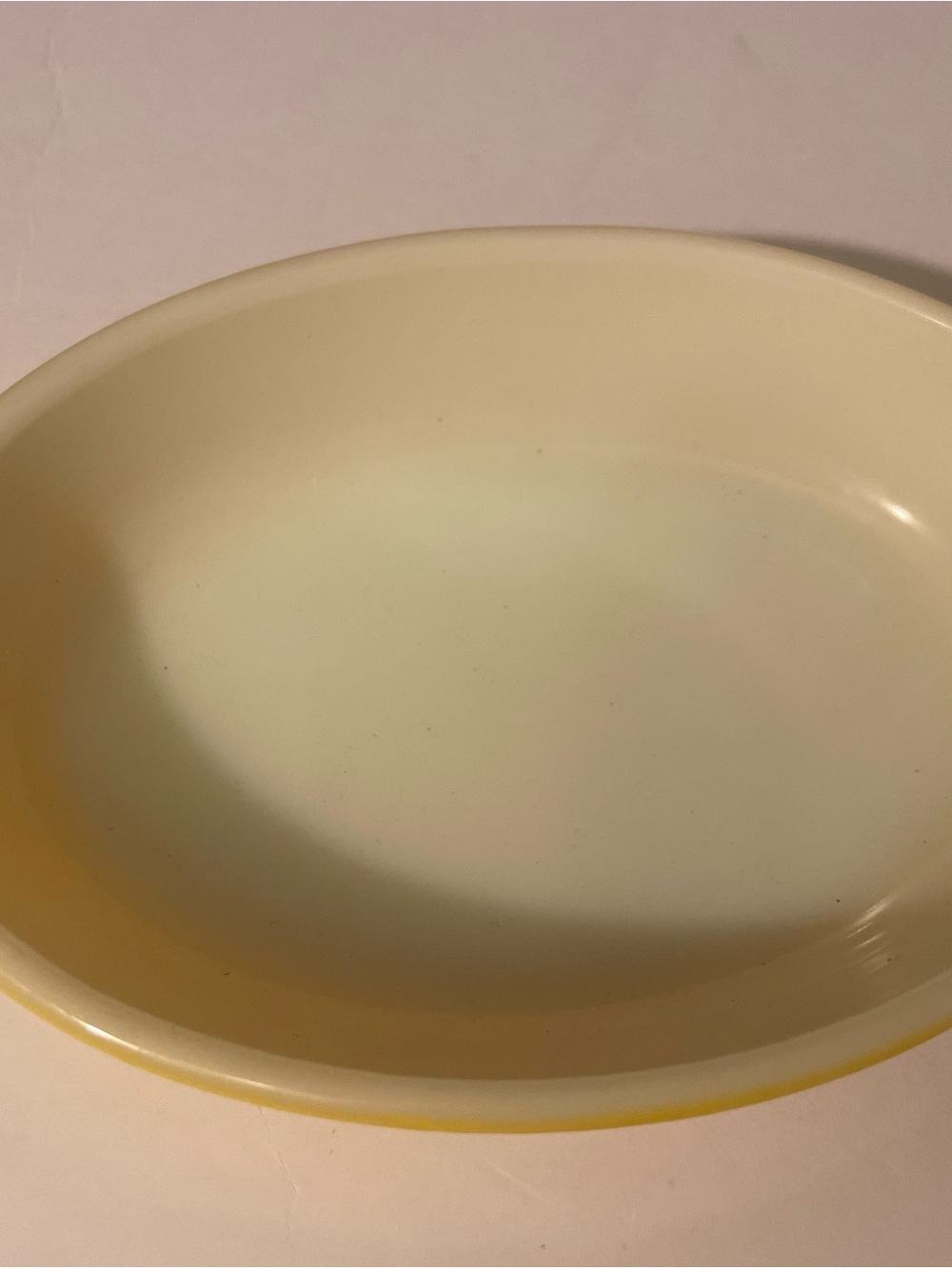 Vintage Pyrex Tableware by Corning #700 Yellow Au Gratin Dish Casserole Pixie - Picture 7 of 7